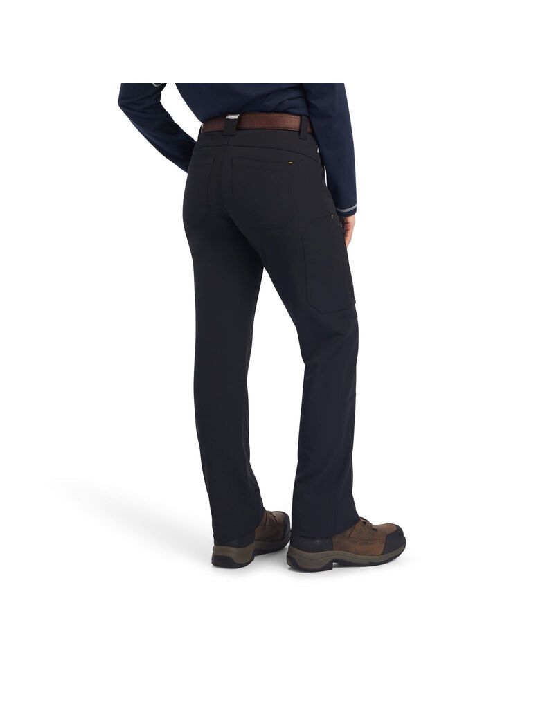 Vêtements De Travail Ariat Rebar DuraStretch DriTEK Softshell Droit Pants Noir Femme | KVM-12829427