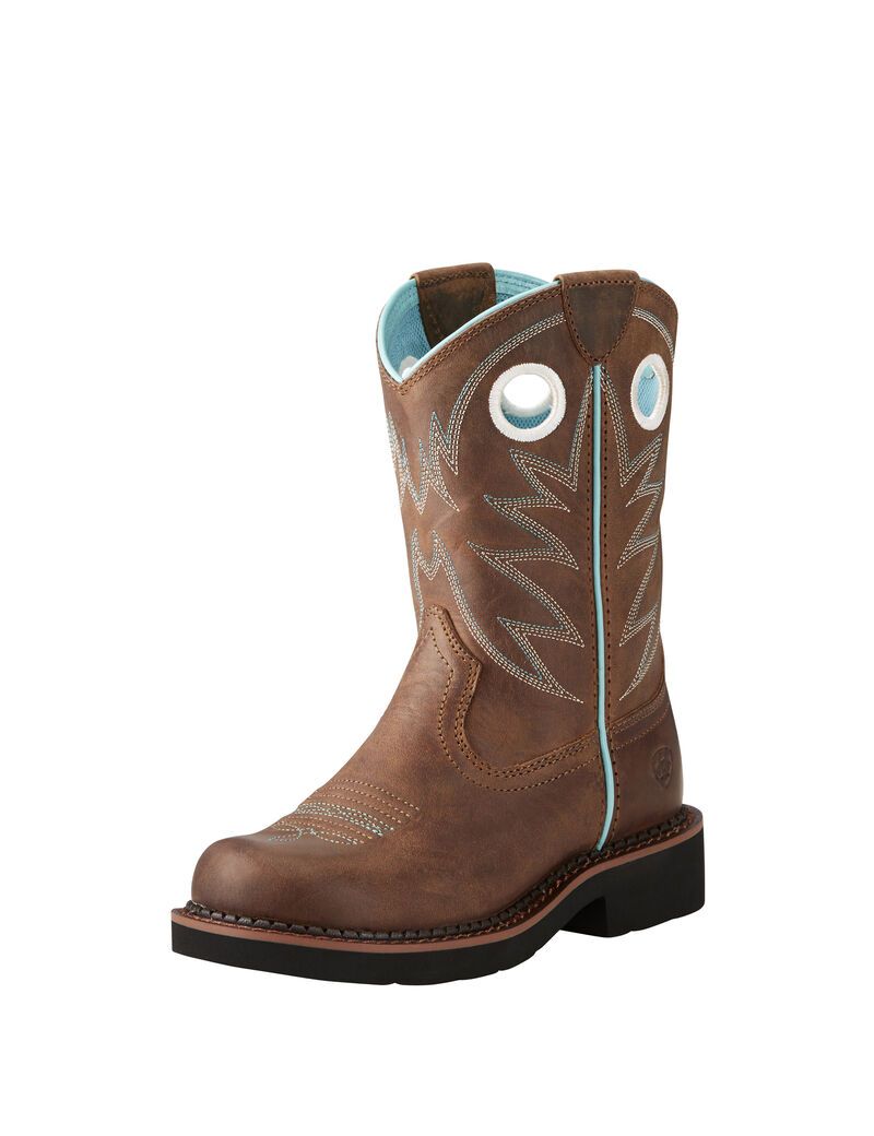 Bottes Western Ariat Probaby Marron Enfant | BRT-92694102