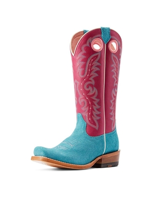 Bottes Western Ariat Futurity Boon Bleu Femme | NCS-22555999