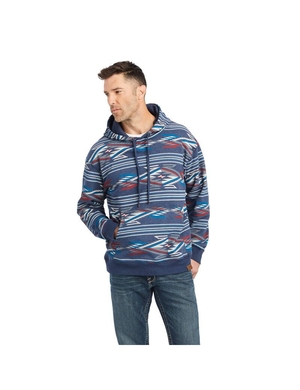 Sweat à Capuche Ariat All-over print Chimayo Multicolore Homme | NYA-48351239