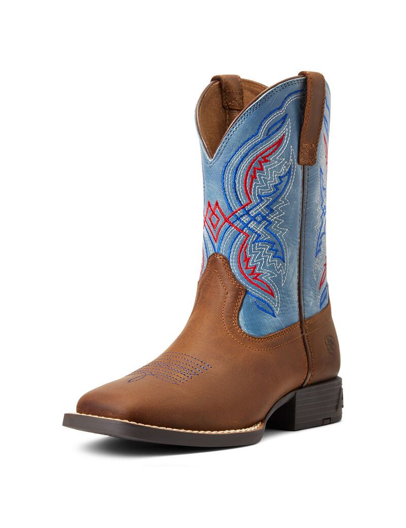 Bottes Western Ariat Double Kicker Marron Enfant | DPR-29515379