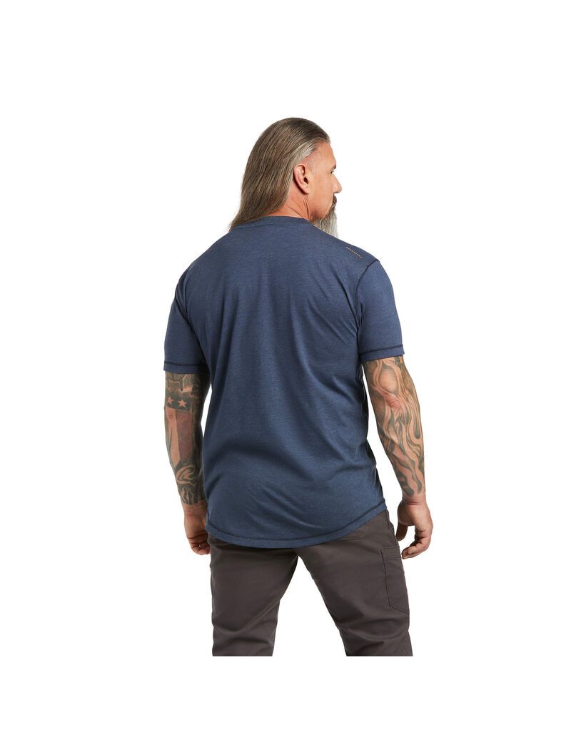 Vêtements De Travail Ariat Rebar Workman T Shirts Multicolore Homme | PPO-43277698