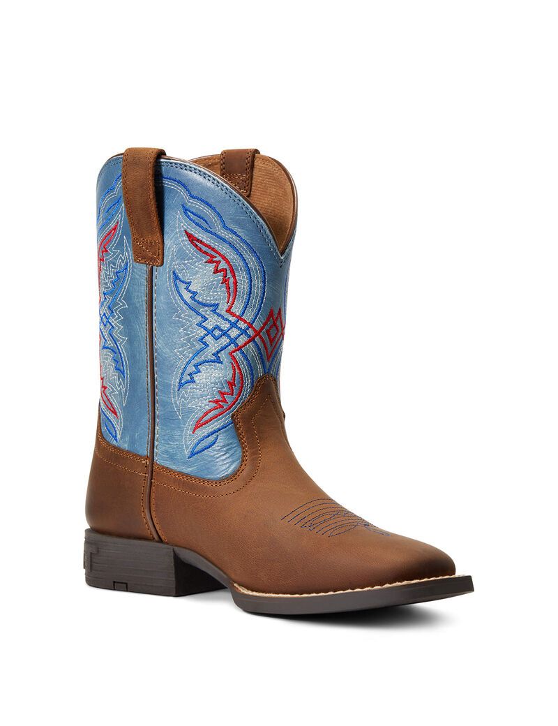 Bottes Western Ariat Double Kicker Marron Enfant | DPR-29515379