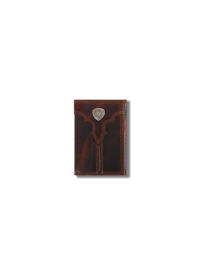 Portefeuilles Ariat Center ridge trifold Marron Homme | VNS-44175337