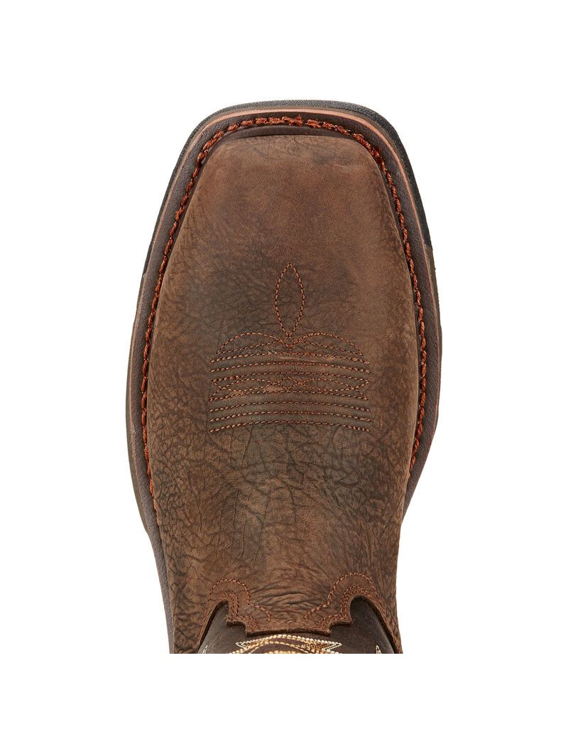 Bottes Imperméables Ariat WorkHog Composite Embout Travail Marron Homme | SLU-63523037