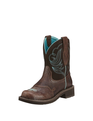 Bottes Western Ariat Fatbaby Heritage Dapper Bleu Royal Chocolat Femme | RYY-43197044