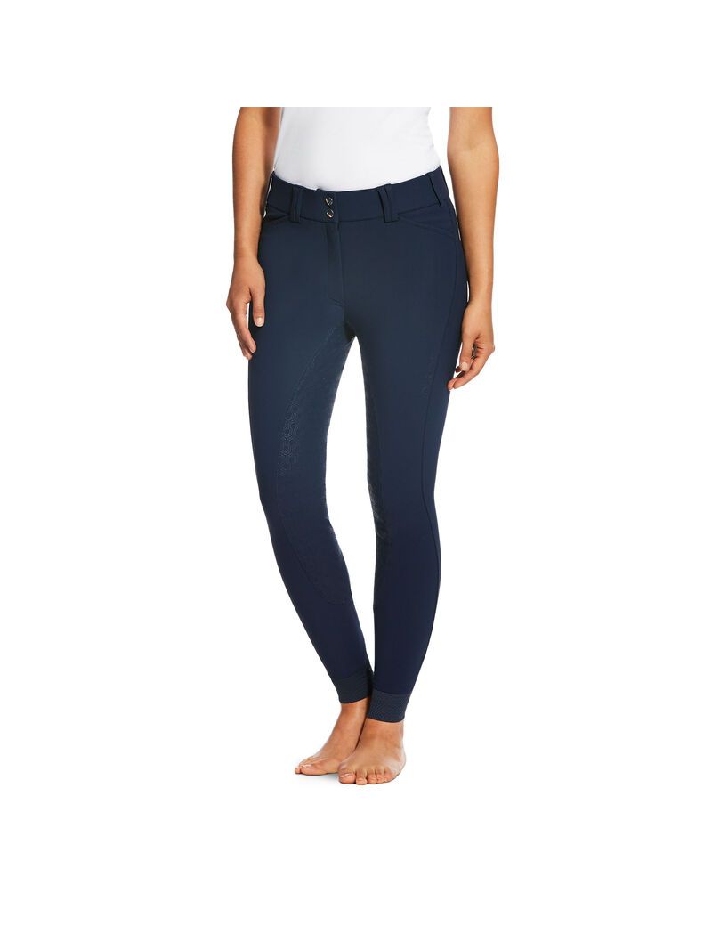 Pantalon Ariat Tri Factor Grip Full Seat Breech Bleu Marine Femme | VJP-75880620