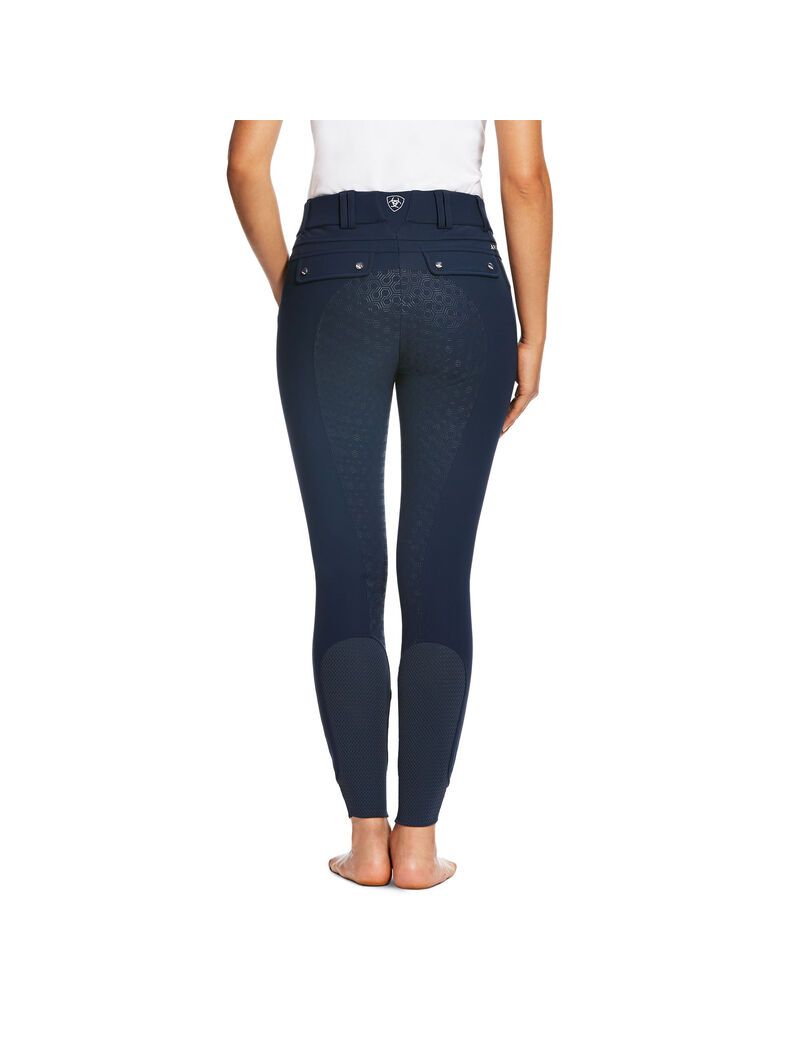 Pantalon Ariat Tri Factor Grip Full Seat Breech Bleu Marine Femme | VJP-75880620