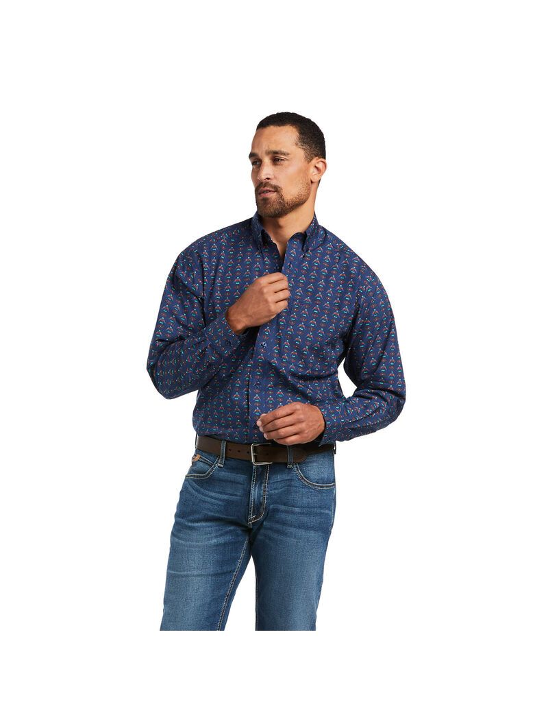 Chemises De Costume Ariat Damien Classiche Fit Multicolore Homme | PVK-96549998