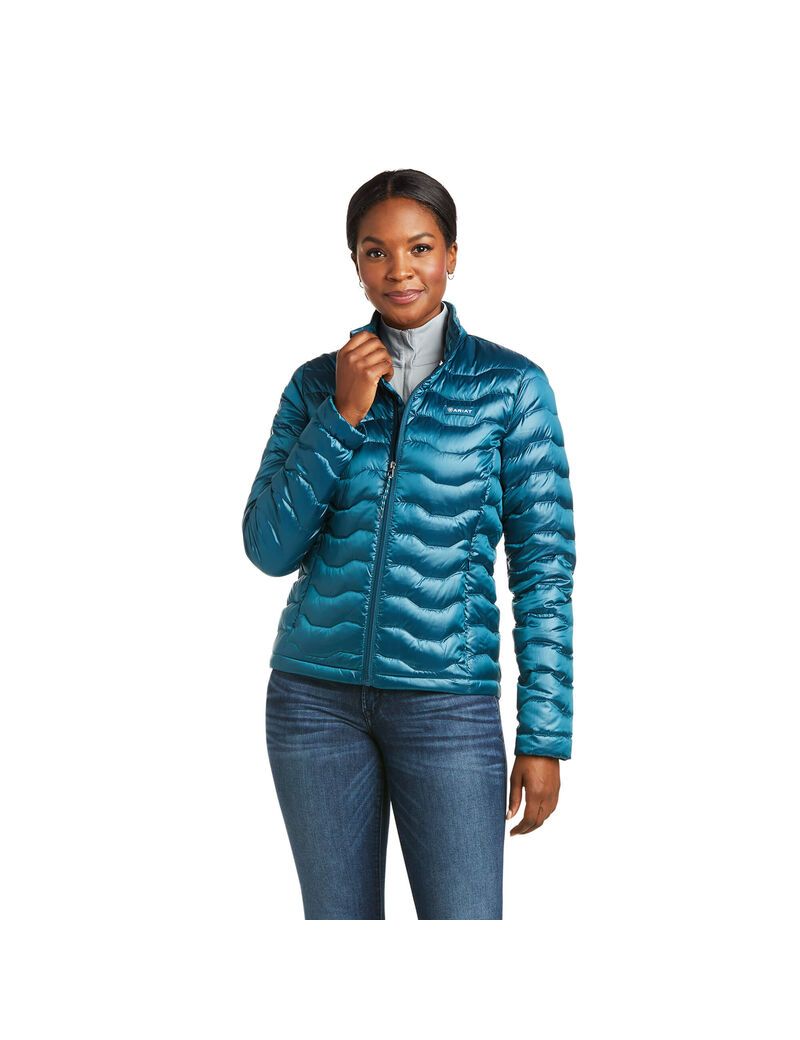 Vestes Ariat Ideal 3.0 Down Turquoise Femme | QUR-51374690