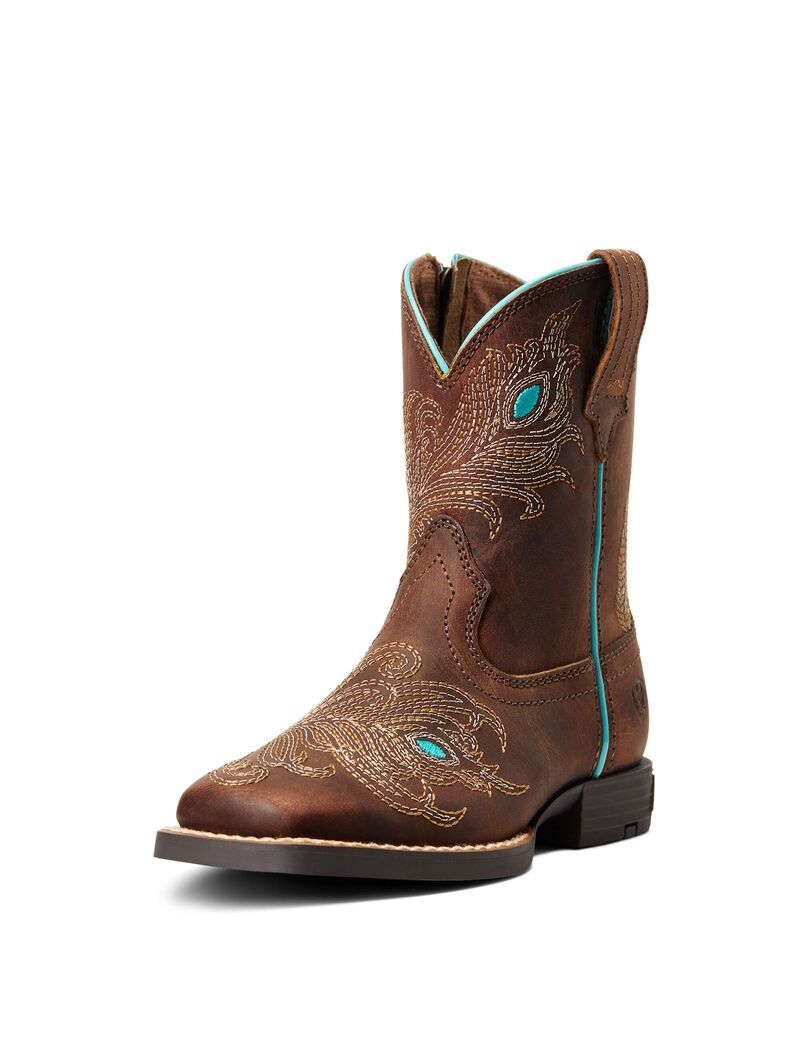 Bottes Western Ariat Bright Eyes Ii Marron Enfant | TQY-52827778