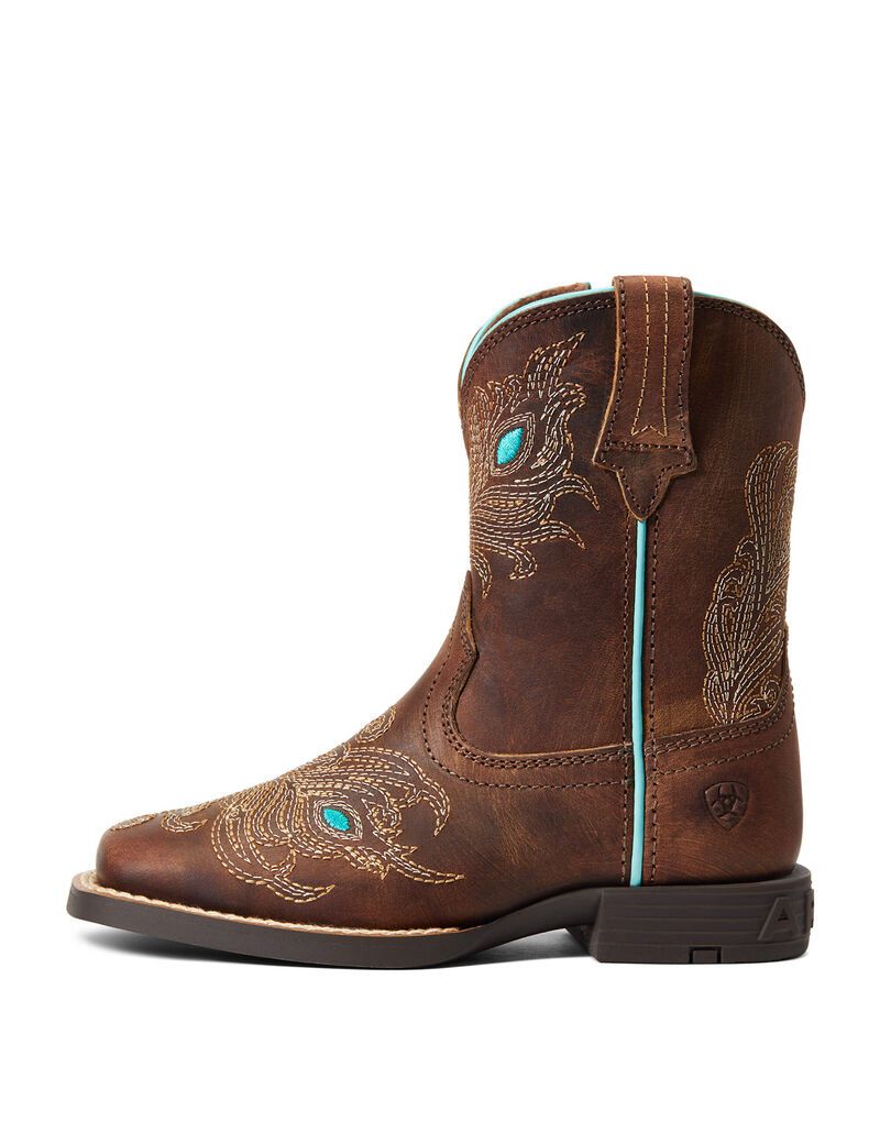 Bottes Western Ariat Bright Eyes Ii Marron Enfant | TQY-52827778