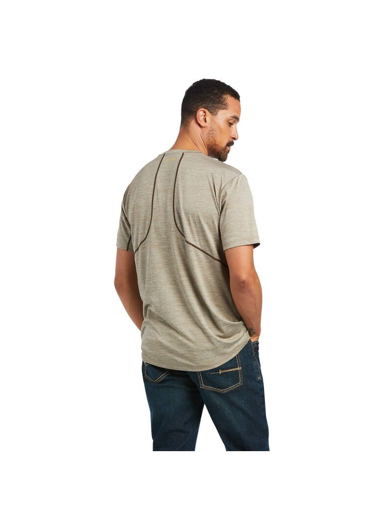 Vêtements De Travail Ariat Rebar Evolution Athlétiques Fit T Shirts Multicolore Homme | UVZ-12370327