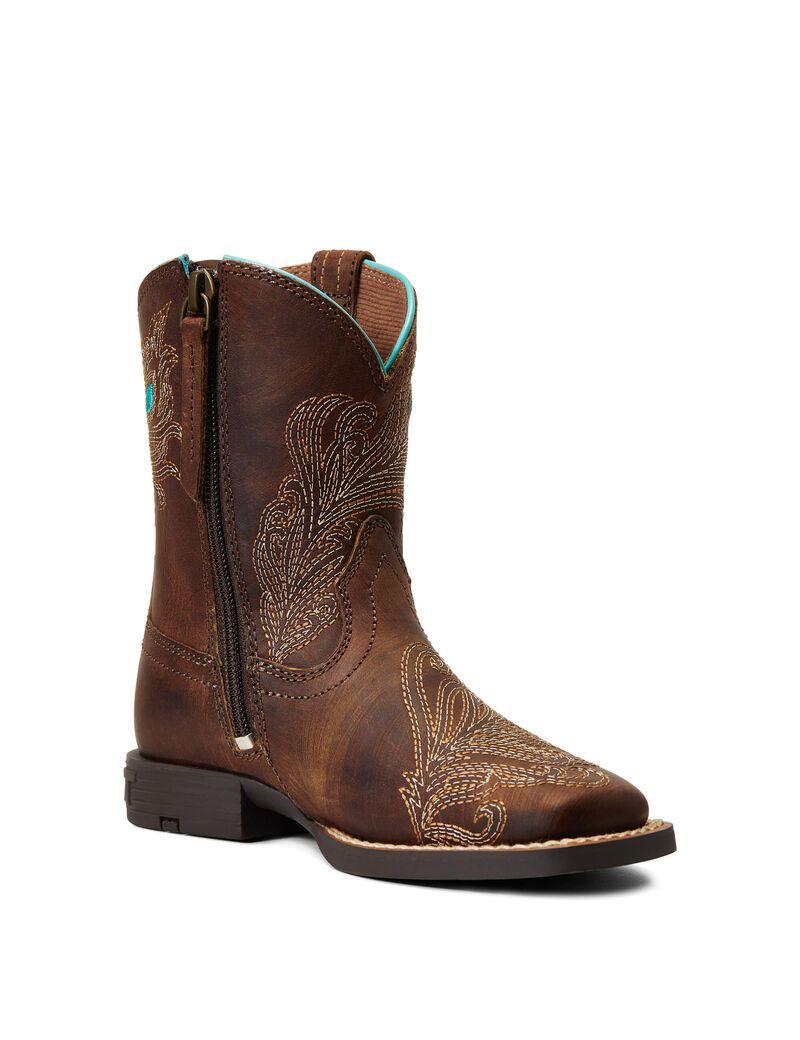 Bottes Western Ariat Bright Eyes Ii Marron Enfant | TQY-52827778