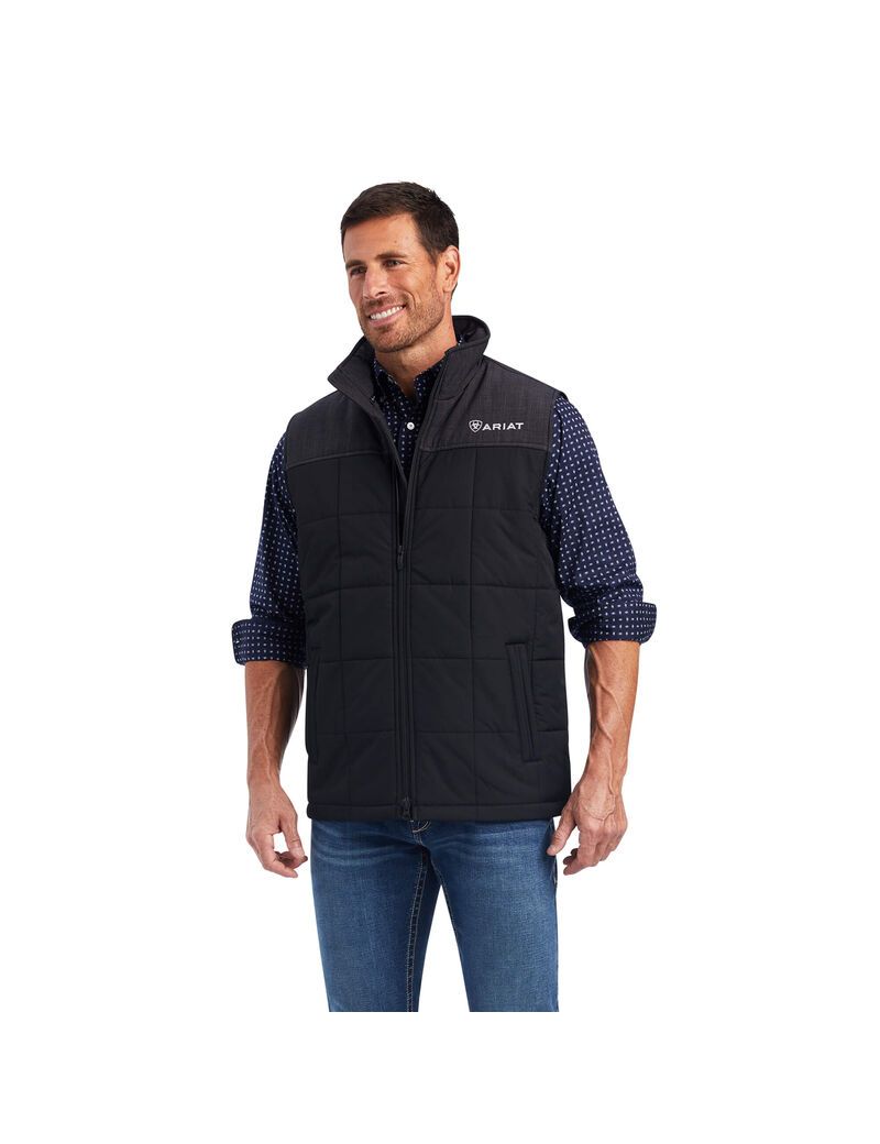 Gilet Ariat Crius Insulated Noir Homme | QBJ-82165033