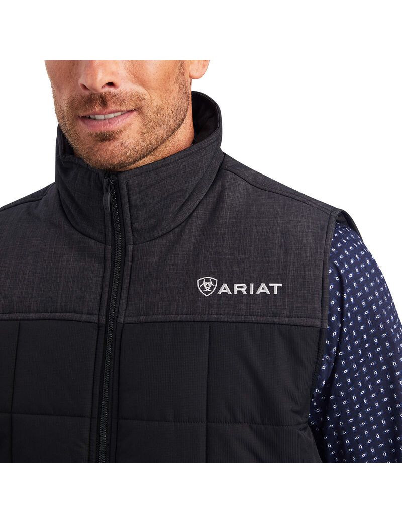 Gilet Ariat Crius Insulated Noir Homme | QBJ-82165033