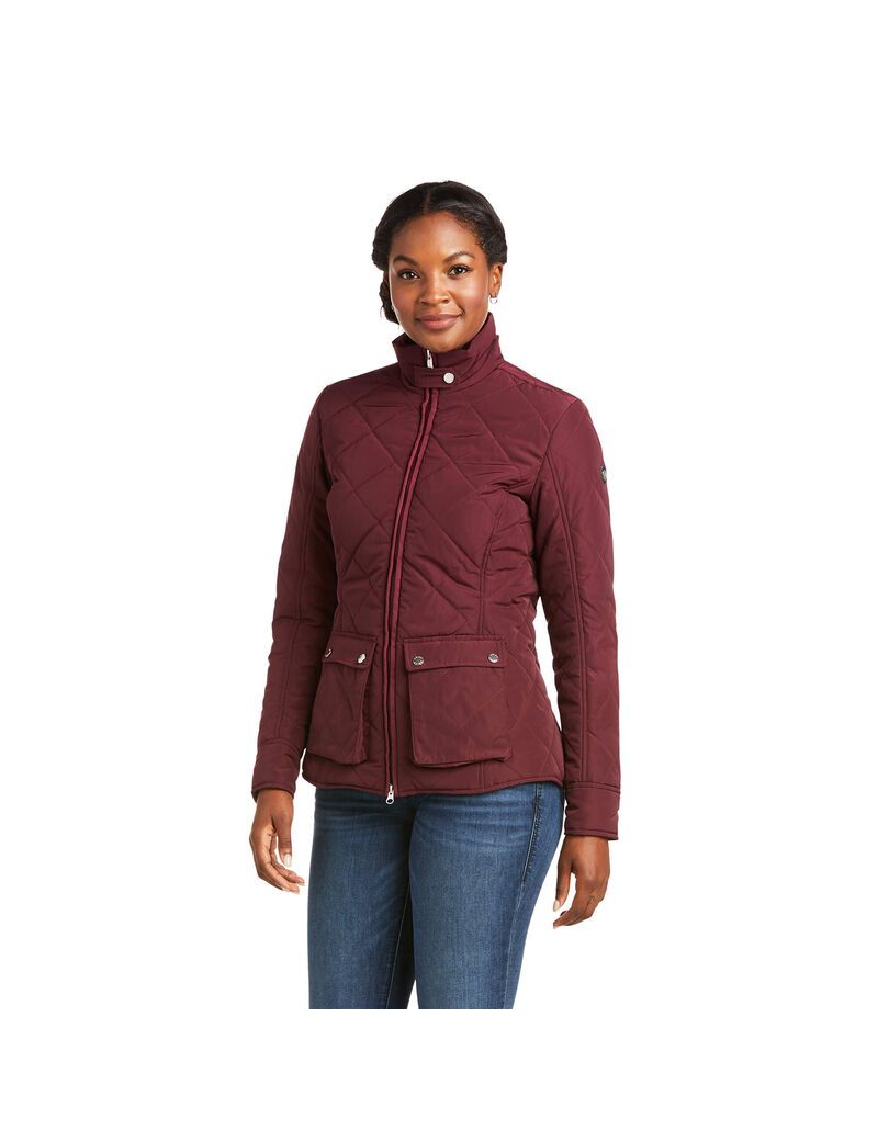 Vestes Ariat Province Bordeaux Femme | FCC-29615951