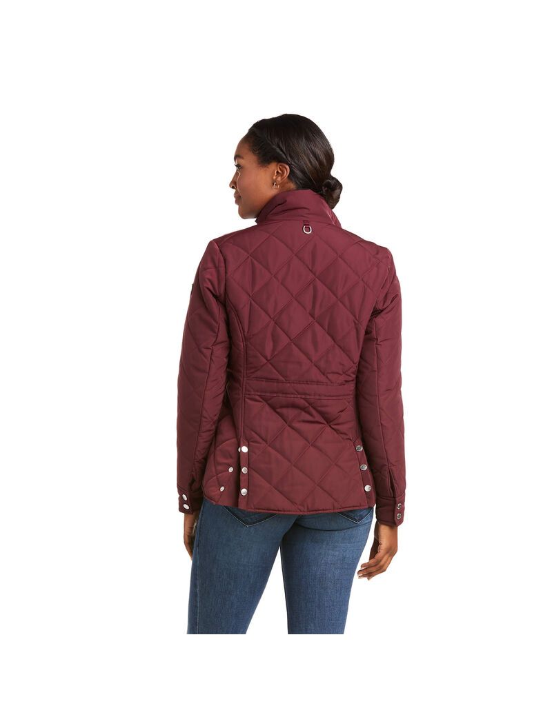 Vestes Ariat Province Bordeaux Femme | FCC-29615951