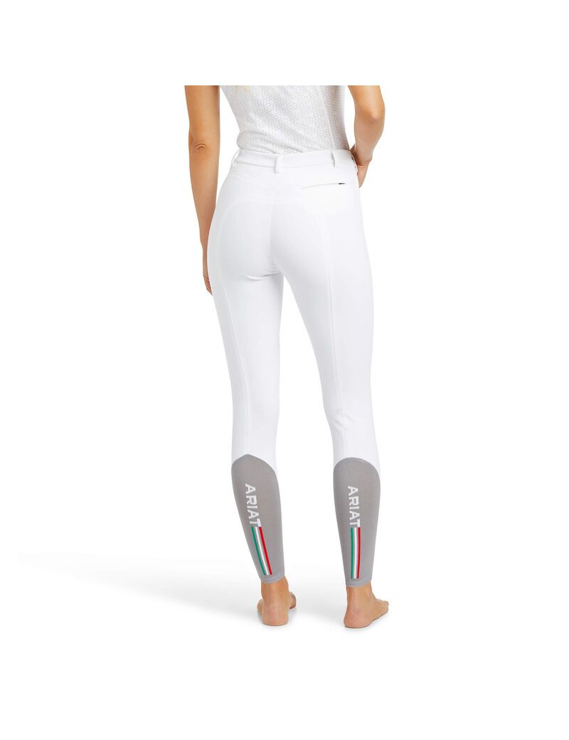 Pantalon Ariat Speranza Knee Patch Breech Blanche Femme | KUS-55398414