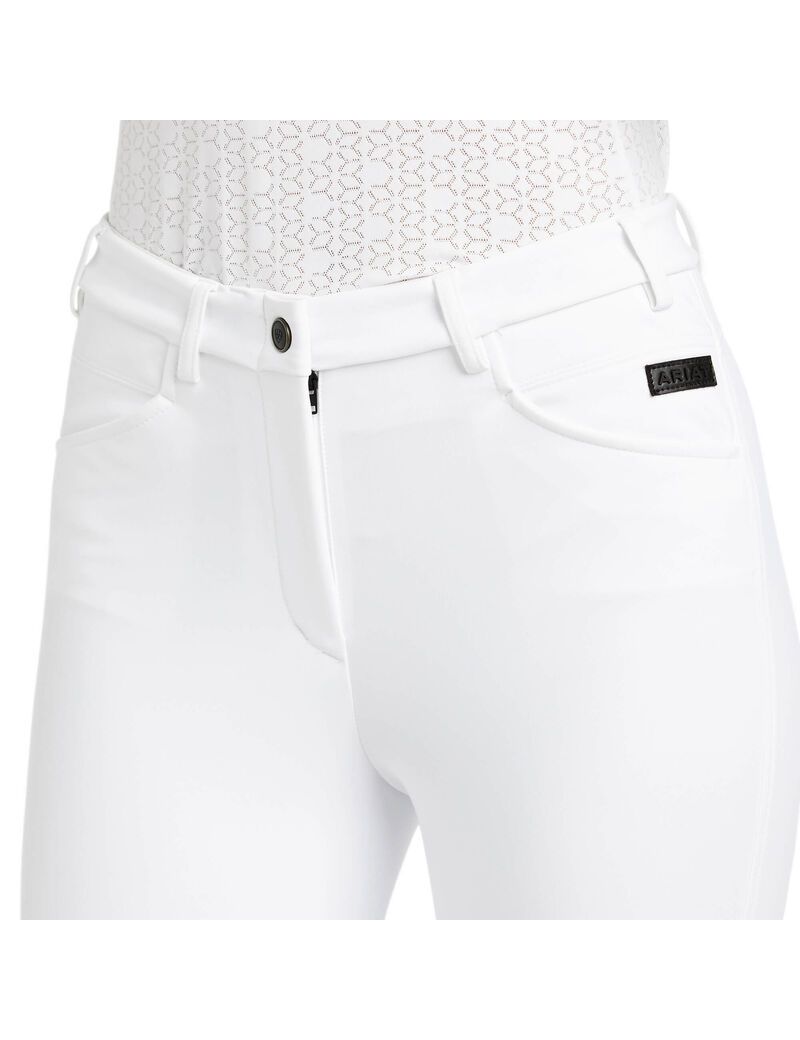 Pantalon Ariat Speranza Knee Patch Breech Blanche Femme | KUS-55398414