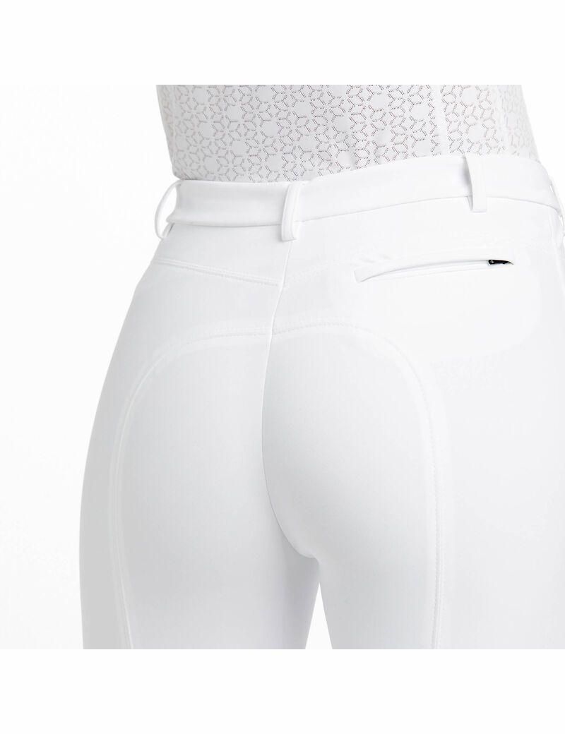 Pantalon Ariat Speranza Knee Patch Breech Blanche Femme | KUS-55398414