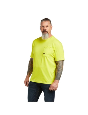 Vêtements De Travail Ariat Rebar Workman Logo T Shirts Multicolore Homme | DJI-50984219