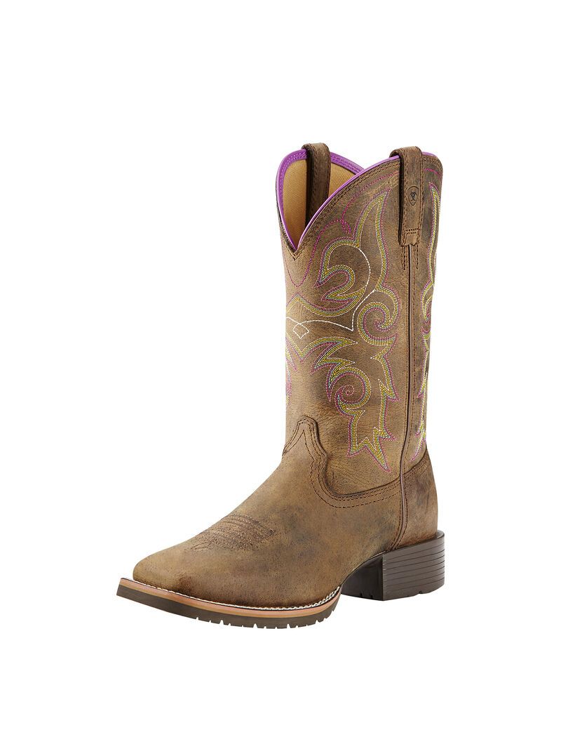 Bottes Western Ariat Hybride Rancher Marron Femme | LDV-90696776