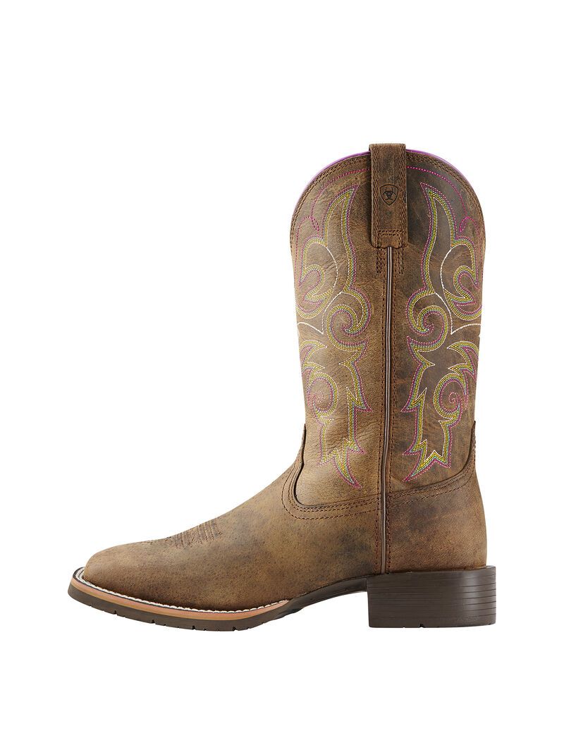 Bottes Western Ariat Hybride Rancher Marron Femme | LDV-90696776