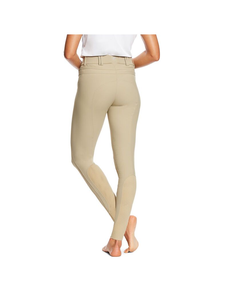 Pantalon Ariat Tri Factor EQ Grip Knee Patch Breech Marron Femme | ENN-73800572