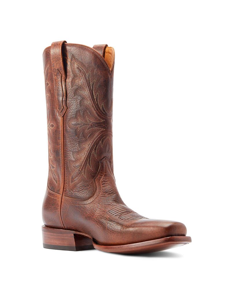 Bottes Western Ariat Bench Made Stilwell Marron Homme | PFP-00342157