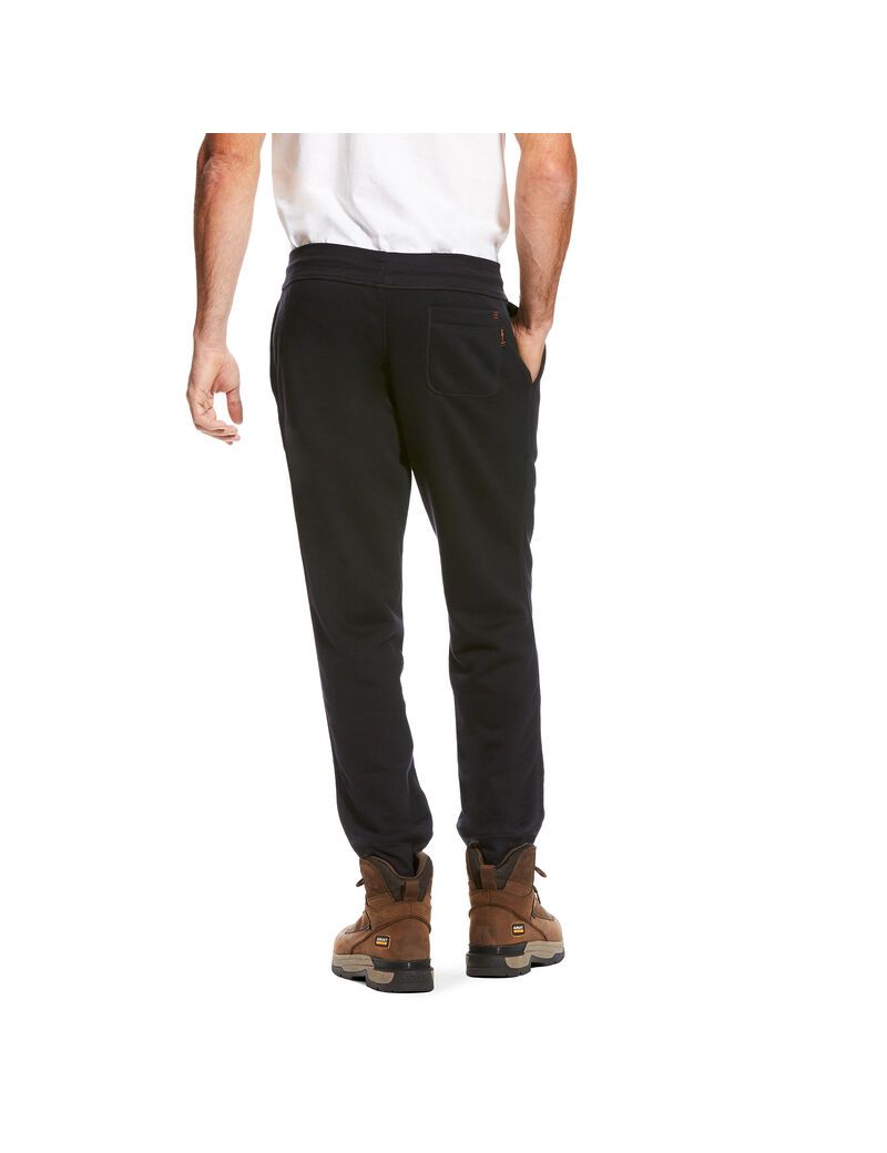 Pantalon Ariat FR Travail Sweatpants Noir Homme | KLQ-54438163