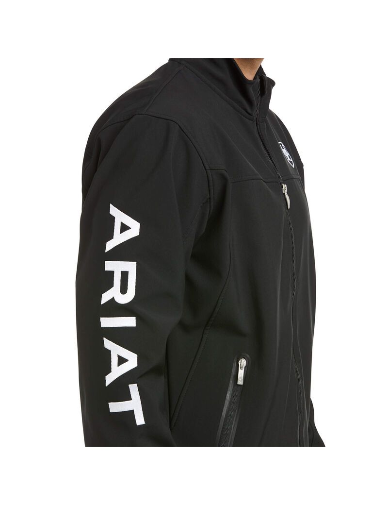 Vestes Ariat New Team Softshell Noir Homme | GXT-92833572