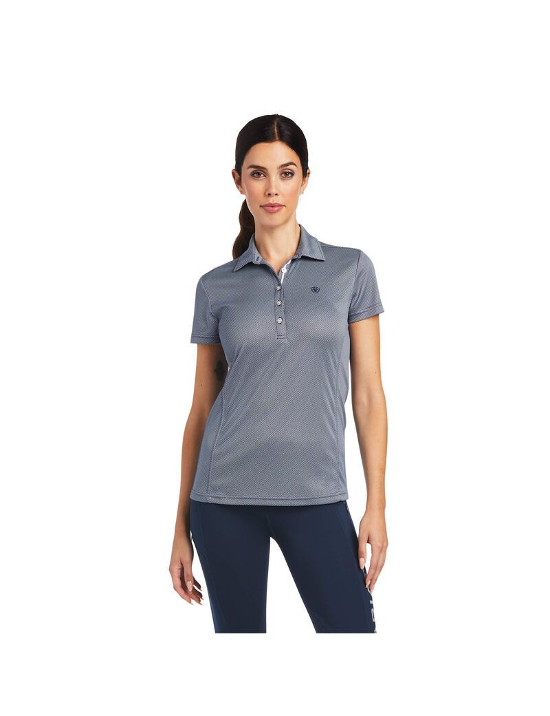 Hauts Ariat Talent Polo Bleu Marine Femme | BRP-91076342