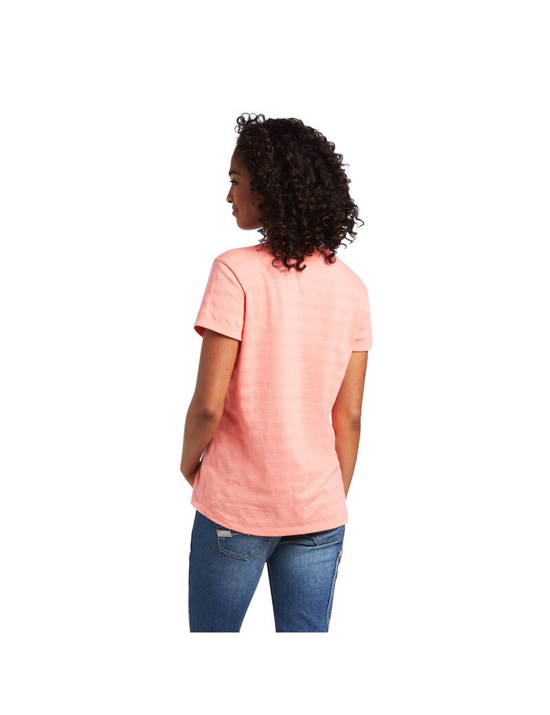 Vêtements De Travail Ariat Rebar Henley T Shirts Multicolore Femme | LEM-86799172