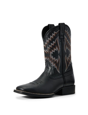 Bottes Western Ariat Tycoon Noir Enfant | VVQ-14451092