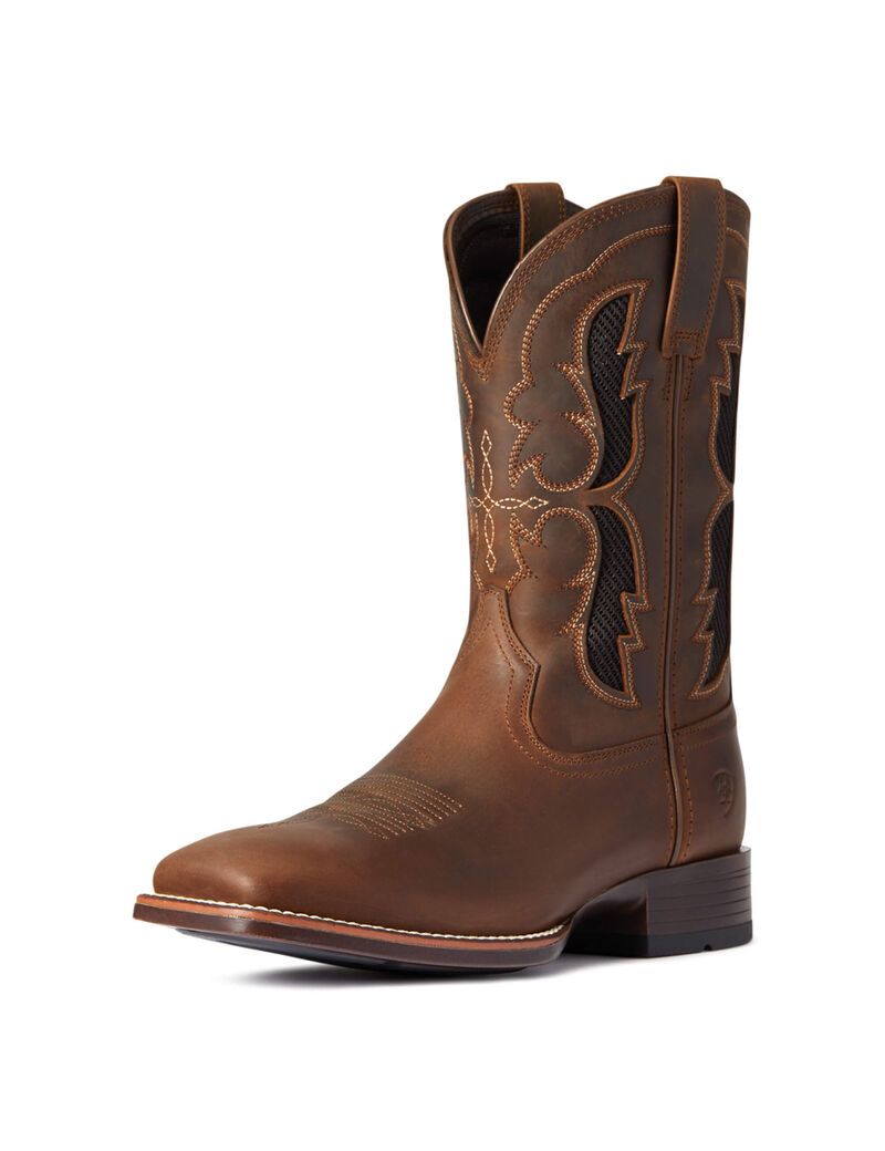 Bottes Western Ariat Dash Venttek Ultra Marron Homme | SHW-39423329