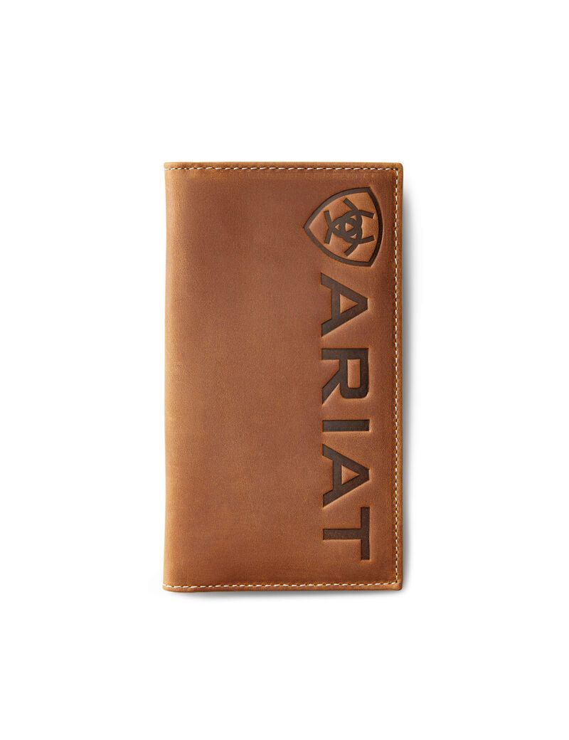 Portefeuilles Ariat Rodeo Large Logo Marron Homme | AVH-25723284