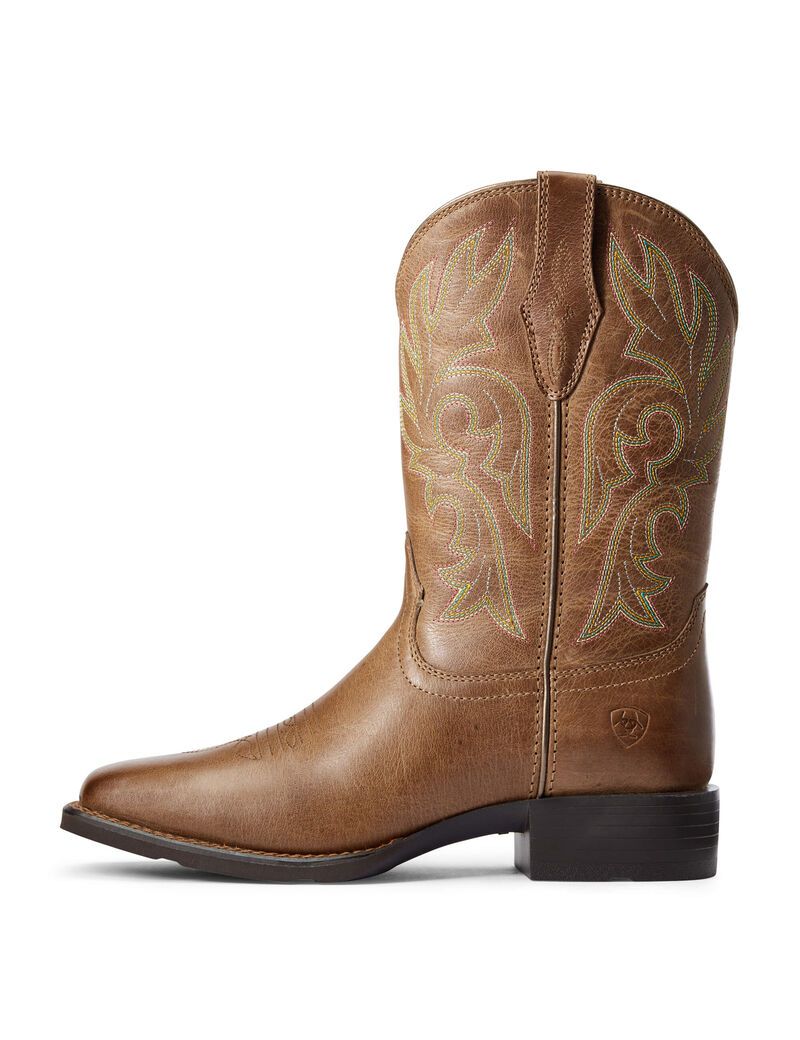 Bottes Western Ariat Cattle Drive Marron Femme | BND-78741653