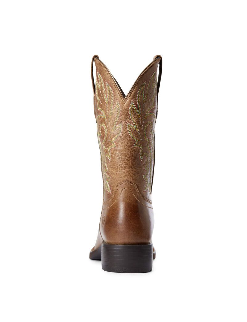 Bottes Western Ariat Cattle Drive Marron Femme | BND-78741653