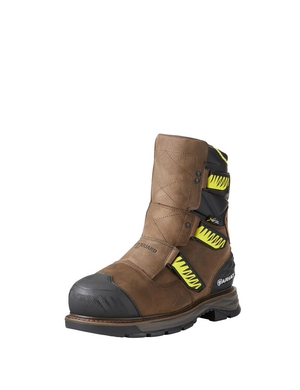 Bottes Imperméables Ariat Catalyst VX 8' MetGuard Composite Embout Travail Marron Homme | WHG-21513167