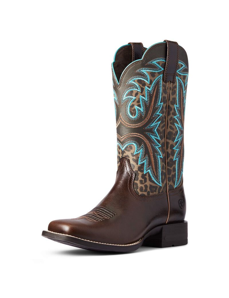 Bottes Western Ariat Lonestar Chocolat Femme | XRH-68657358