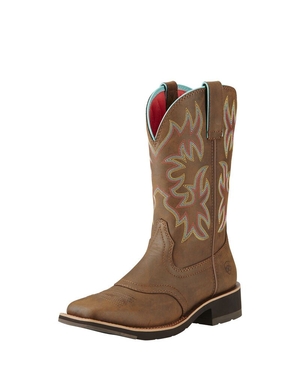 Bottes Western Ariat Delilah Marron Femme | MND-25698331