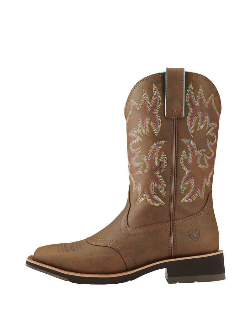 Bottes Western Ariat Delilah Marron Femme | MND-25698331