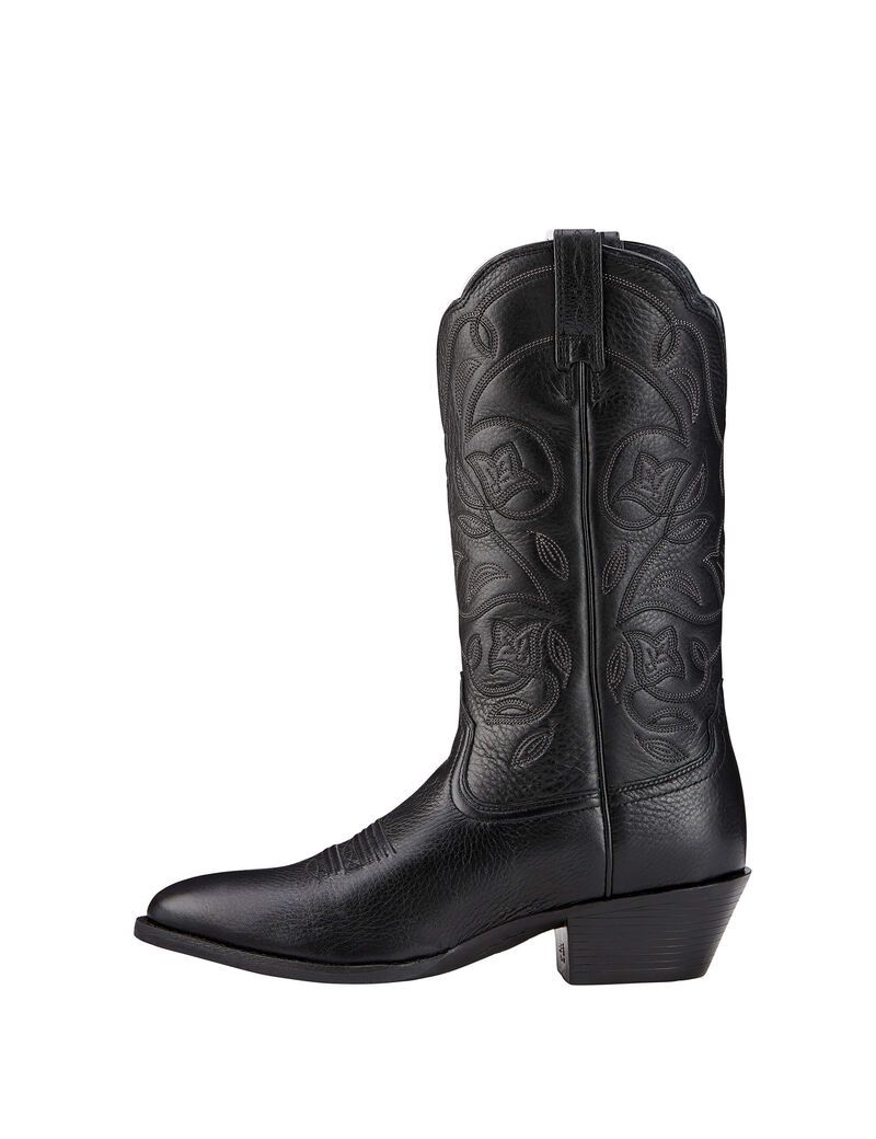 Bottes Western Ariat Heritage R Embout Noir Femme | WFY-13313828