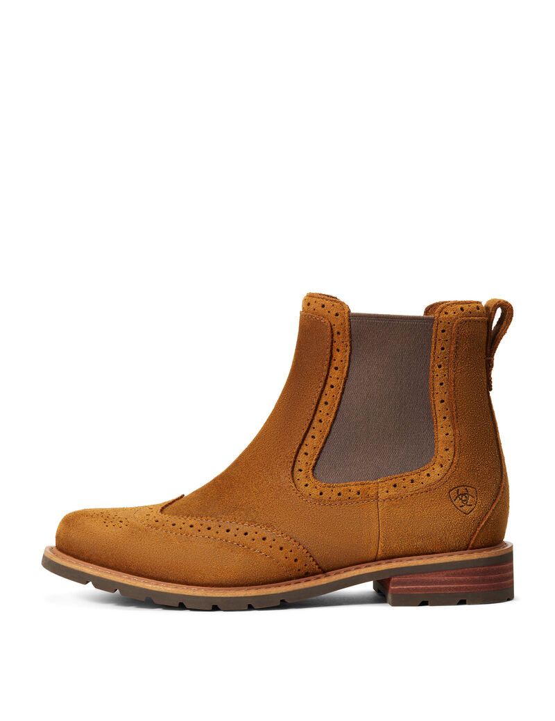 Bottes Imperméables Ariat Wexford Brogue Imperméables Orange Femme | JAU-70593576