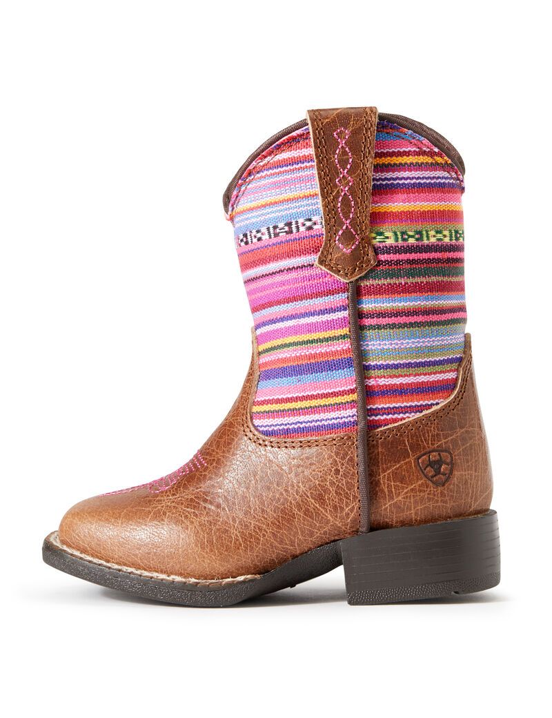 Bottes Western Ariat Stompers Aurora Marron Enfant | GHF-54428208