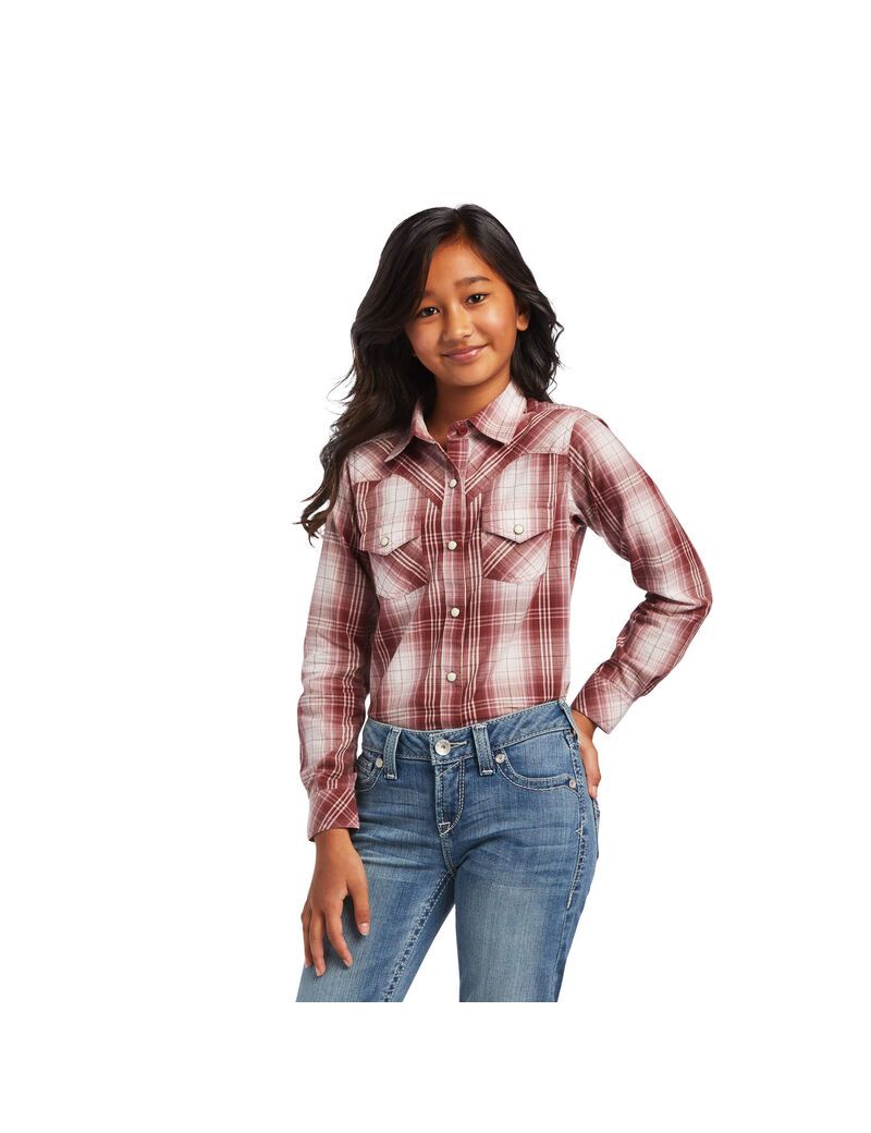 Chemises De Costume Ariat REAL Plaid Multicolore Enfant | VZG-01946117