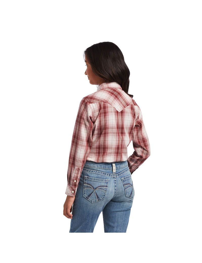 Chemises De Costume Ariat REAL Plaid Multicolore Enfant | VZG-01946117