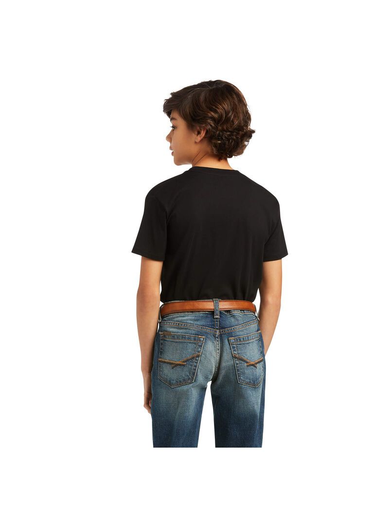 T Shirts Ariat Viva Mexico Noir Enfant | SKT-60774297