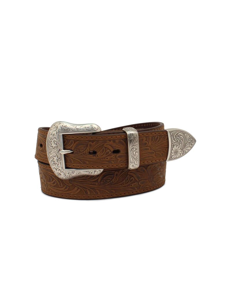 Ceintures Ariat Leaf Emboss Marron Homme | MBK-84062040